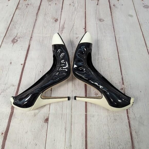 Chanel Scrunch Two Tone Pump sz 36 - Picture 5 of 10